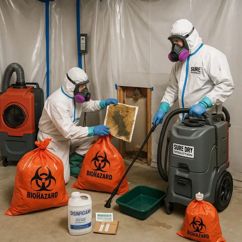 Contaminated Water Handling Protocols process in Hollis, OK