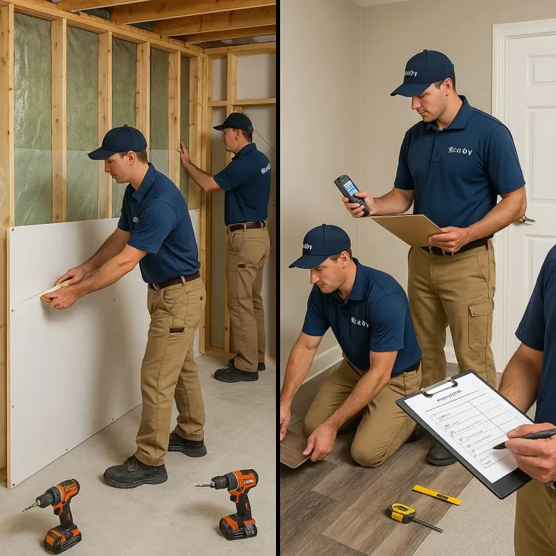 Repairs and Reconstruction process in Hollis, OK